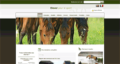 Desktop Screenshot of cheval-normandie.fr